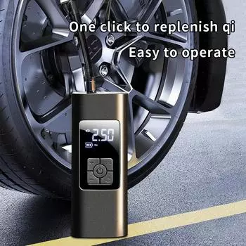LEIBOO беспроводной портативный автомобильный воздушный компрессор 6000 мАч 12 В 150 фунтов на кв. дюйм электрический насос для накачивания шин для автомобиля мотоцикла автоматический воздушный насос для мячей