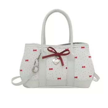 Leisure Bowknot Bucket Bag Stylish Women s Handbags Fashion Bow Shoulder Bag Outfits