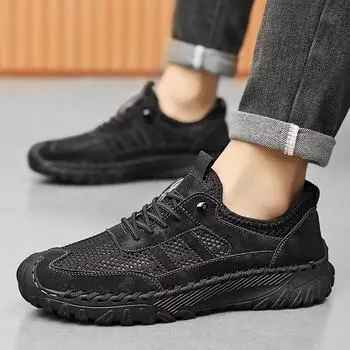 Для отдыха, дышащие, удобные, сетчатые, мужские, новые, уличные сандалии, большие сандалии, для семьи, фитнеса, тенниса, путешествий, походов, кроссовки 38 бежевый