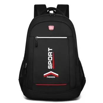Leisure college students High school students Junior high school students School bags Backpacks Men s backpacks Large capacity computer travel красный