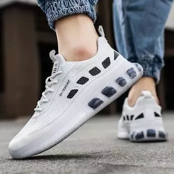 Leisure Increase 2024 Лето и Осень Новая мужская обувь Повседневная обувь Дышащая спортивная обувь Мужская прогулочная обувь 39 чёрный