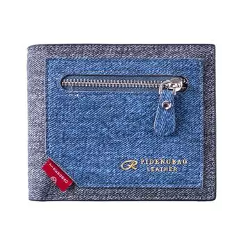 Leisure Men Coin Pocket PU Leather Men s Card Holder Fashion Men s Short Purse Card Holder