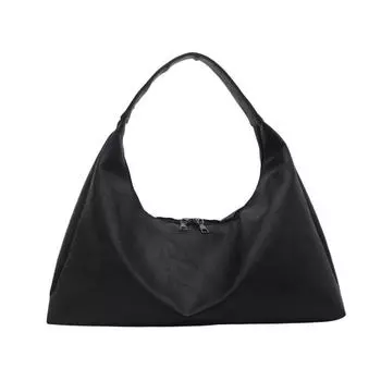 Leisure Soft Leather Tote Bag Big Women s Armpit Bag Fashion Large Shoulder Bag Girls