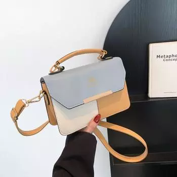 Leisure Tide 2024, весенняя персонализированная простая и красивая женская сумка, новый стиль, модная нишевая женская сумка через плечо на одно плечо