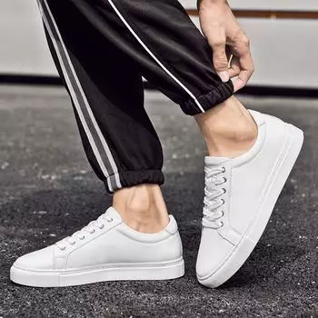 Leisure Walk Man Vulcanized Shoes Genuine Leather Mens Hollow Out Sneakers Men s Walking Shoes Comfort Sports Outdoor Footwear 36