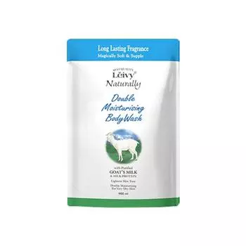 Leivy goat milk body wash refill, 900ml, 1 unit