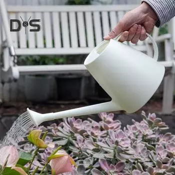 Лейка 1,8 л с длинным носиком Лейка со съемным разбрызгивателем Роза Легкий садовый кувшин для комнатных растений Уличные растения Садоводство светло-зеленый