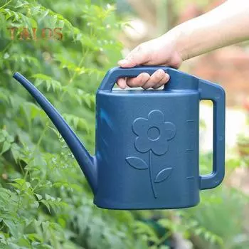 Лейка 4л Бутылка для полива с длинным носиком Лейка с двумя ручками для суккулентов бонсай Деревья Офисные настольные растения зелёный