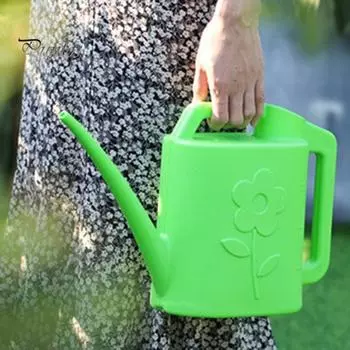 Лейка 4л Бутылка для полива с длинным носиком Лейка с двумя ручками для суккулентов бонсай Деревья Офисные настольные растения темно-зеленого