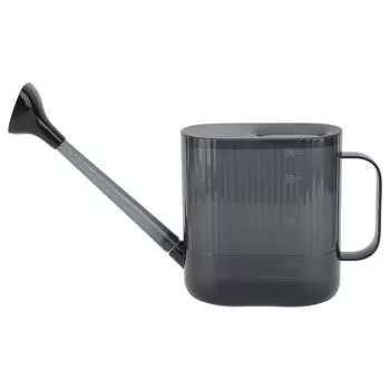 Лейка для комнатных растений 1,8 л, полипропиленовая, многофункциональная, с длинным носиком, серая серый