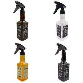 Лейка для непрерывного распыления Ретро-бутылки для многократного использования Мода Парикмахерская Распылитель Парикмахерская чёрный