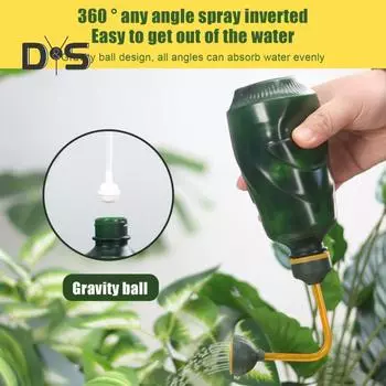 Лейка для рассады 0,45 л Бутылка-пульверизатор со съемной душевой головкой Бутылка-поливалка для суккулентов для комнатных растений розовый