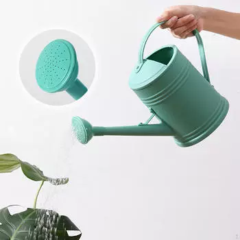 Лейка для растений, длинный носик, 0,5 галлона, съемная насадка, садовый инструмент, лейка для сада