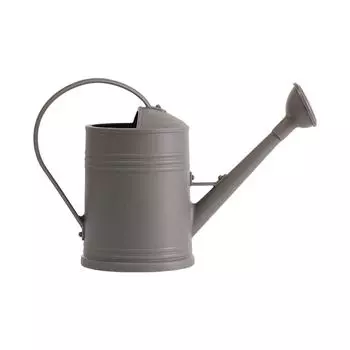 Лейка объемом 2 л для полива растений, лейка для садоводства в помещении и на открытом воздухе, лейка с эргономичной подвижной ручкой серый