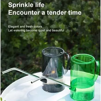 Лейка с длинным горлом Пластиковый разбрызгиватель для растений Горшечные аксессуары для домашнего полива Практичные цветы Садовые инструменты Ручка