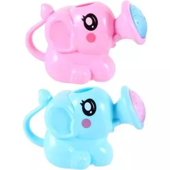 Лейка со слоном, инструмент, игрушка, детская игрушка, детская игрушка для ванны, пластиковая игрушка, лейка для ванны со слоном, игрушка для ванны, дисплей, синяя ванна, взять 14*6*9cm,2Pcs розовый/синий