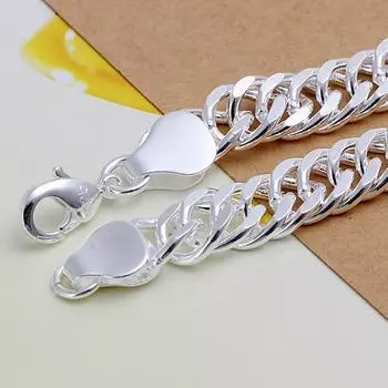 LEKANI Акция 100% Аутентичные Стерлингового Серебра 925 пробы Женский Браслет-Цепочка Оптовая Модные Мужские Ювелирные Изделия Серебряный Мужской Браслет