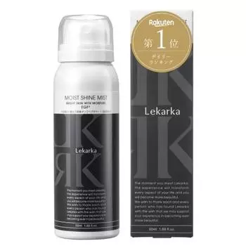 Lekarka Mini Brightly Moist Shine Mist Lotion Лосьон-спрей с ниацинамидом Mist Спрей-спрей с бисабололом EGF Увлажняющий оригинальный продукт Lekarka Officia
