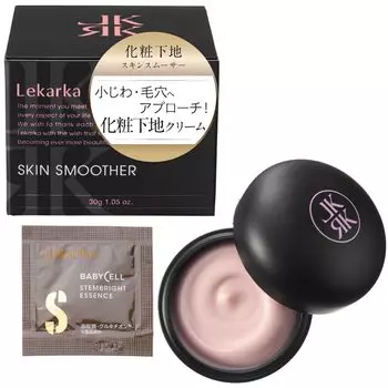 Lekarka Skin Smoother Fine Hiding Cream Makeup Base Cream Base Longevity Gene Sirtuin Gene Lekarka Skin Smoother Official 30g Wrinkle/Pore