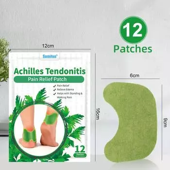 Лекарственный пластырь для пятки, компресс-пластырь для прижигания, пластырь для сухожильных влагалищ, пластырь для лечения боли в подошве с полынью