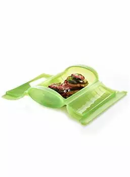 Lekue Steam Case, Lettuce, Microwave Cooking, Steamer, Silicone Steamer, Amazon.co.jp Exclusive