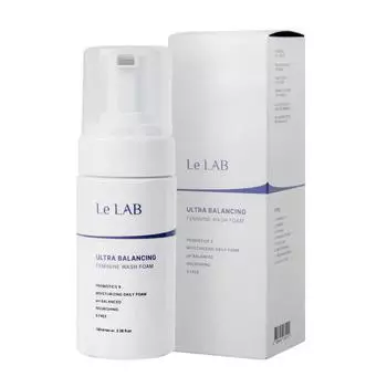 LeLab Ultra Balancing Feminine Wash Foam Y Zone Care Акушерство и гинекология Женское очищающее средство, 1 шт., 100 мл