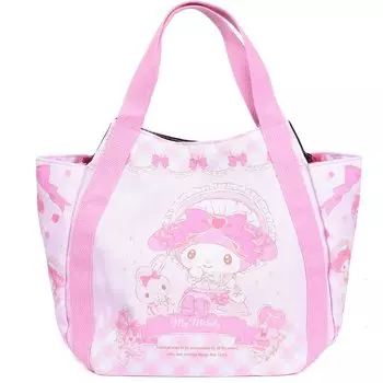 [Lelotte] My Melody Bag My Melody Goods Мини-сумка-тоут Маленькая мини-сумка с широкими вставками Сумка-тоут Sanrio Goods Женская (Моя мелодия)