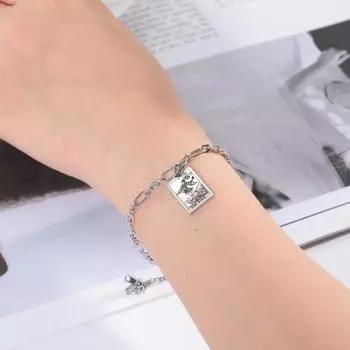 Lemegeton Таро Карта Аркана Подвеска Романтический Браслет Цепь Браслеты для Женщин Мужчин Ювелирные Изделия Подарки Для Вечеринок Аксессуары