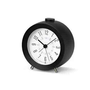 Lemnos alarm clock JIJI alarm black AWA13-04 BKw100h107xd58mm