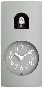 Lemnos Cuckoo Clock Hanging Book - Gray Bockoo GF17-04 GY Lemnos 8.918.212.8cm