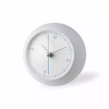 Lemnos Настольные часы алюминиевые белые Earth Clock Lemnos Ш10 x В10 x Г10 см Размер TIL16-10WH белый