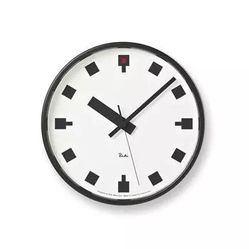 Lemnos Wall Clock Analog Hibiya Clock x Thickness 60mm Steel 204mm WR12-04