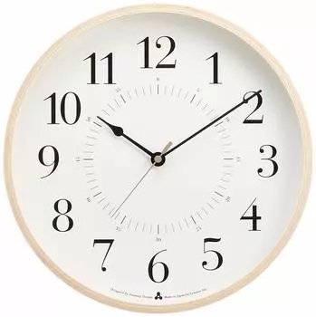 Lemnos Часы настенные аналоговые белые TOKI радиочасы белые WH Lemnos AWA13-05 белый