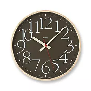 Настенные часы Lemnos AY Часы RC Радио Аналоговые коричневые часы AY RC BW Lemnos AY14-10