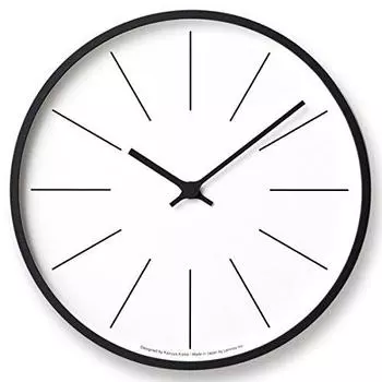 Часы настенные Lemnos башенные часы аналоговые радио черная деревянная рамка C Lemnos KK17-13 305d48 мм