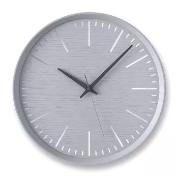 Lemnos Wall Clock Fluct Analog Natural Wood Gray Fluct DFI GY Lemnos 21-07 серый