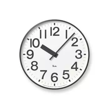 Lemnos Wall Clock Riki Public Clock Analog Aluminum WR22-07