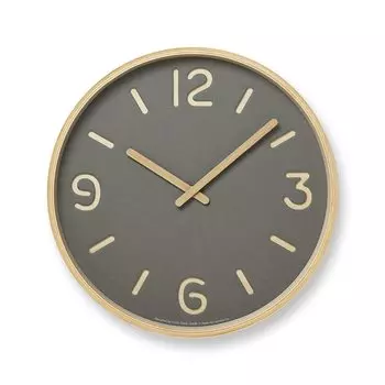 Lemnos Настенные часы Thomson Paper Analog Wooden Frame Gray GY Lemnos Диаметр x Глубина NY18-15 30,5 5,2 см серый