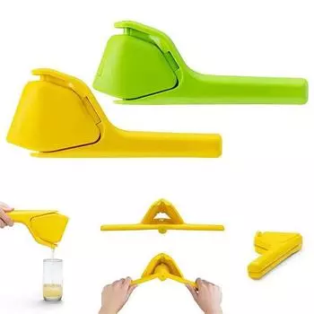 Lemon Juicer Squeezer Handheld Lemon Juicer Manual Vegetables Press зелёный