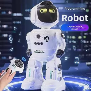 Leneng K46 Умная обучающая игрушка-робот для детей - подарок на день рождения для мальчиков и девочек