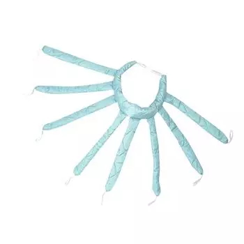 Ленивая щипцы для завивки с восемью когтями, повязка на голову, повязка на голову, без нагрева, палочка для завивки волос, обруч для волос с кальмаром, губка, щипцы для завивки волос синий