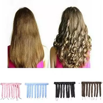 Ленивая щипцы для завивки с восемью когтями, повязка на голову, повязка на голову, без нагрева, палочка для завивки волос, обруч для волос с кальмаром, губка, щипцы для завивки волос One Size