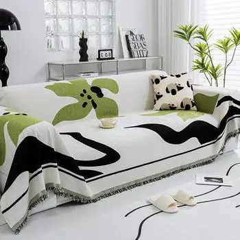 Ленивая ткань для чехлов на диван, универсальная пылезащитная и покрывающая всесезонная универсальная ткань, не царапающая заднюю крышку, одеяло, полотенце для дивана 180*130cm