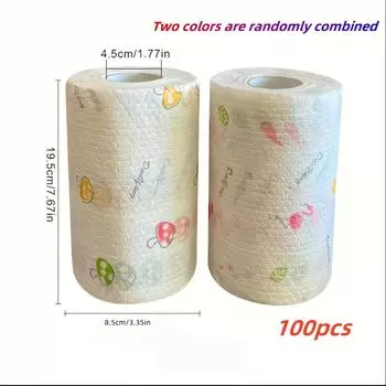 Ленивая тряпка, утолщенная, влагопоглощающая, кухонная бумага, влажная и сухая, не маслянистая