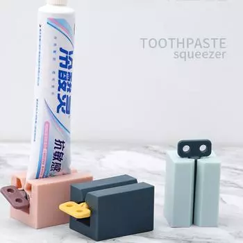 Ленивые люди Экструдеры зубной пасты Экструдеры зубной пасты Экструдеры ванная комната мини-дом мода для жизни Автоматические аксессуары розовый