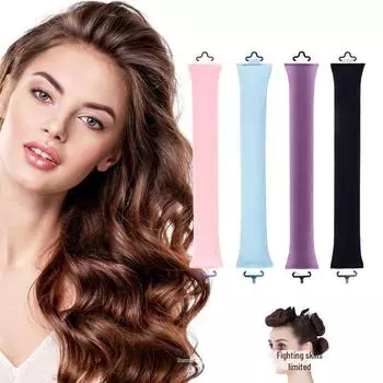 Ленивые щипцы для завивки волос из пены EVA без нагрева с 3 крючками для создания крупных волн single piece