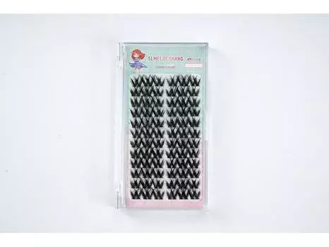 Ленивые W-образные густые завитки балаяж ресницы Барби