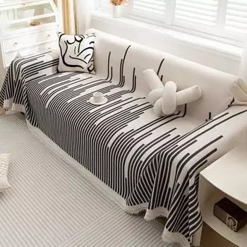 Ленивый чехол для дивана, полотенце для дивана с защитой от кошачьих царапин, универсальное четырехсезонное одеяло для дивана, ткань 90x180