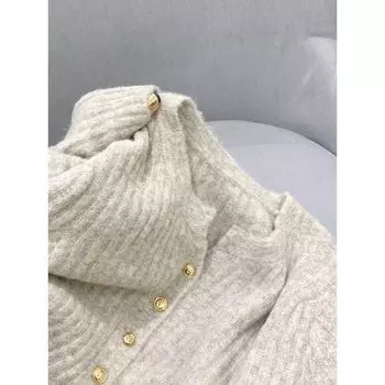 Ленивый Мягкий Клейкий Весенне-Осенний Свитер-Пальто С Енотом Apricot L Recommended 52.50 kg-57.50 kg