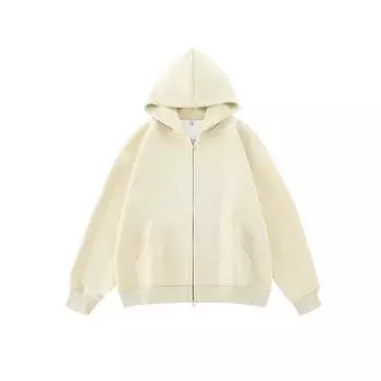 Ленивый тонкий свитер оверсайз свободного кроя для весны и осени Apricot (thin) XL (65.00 kg-75.00 kg recommended